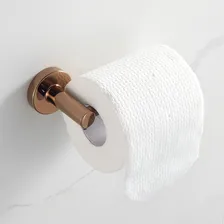 Suporte Para Papel Higienico Parede Banheiro Rose Luxo Foto mini 2