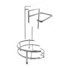 Suporte Para Papel Higiênico Redondo Em Aço Piatina Cor Cromado Foto mini 4