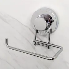 Suporte Para Papel Higiênico Com Ventosa Cromado 4055 Foto mini 3