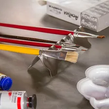 Suporte Para Pincel Ou Maquiagem Artes Em Inox Cor Não Aplica Foto mini 2