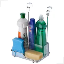 Suporte para Sabão Detergente Esponja Porta Armário Cozinha Lavanderia Future Foto  mini 1