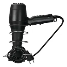 Suporte Para Secador De Cabelos Porta Secador De Parede Cabo Cor Cromado Foto mini 4