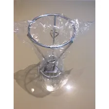 Suporte Para Servir Batata Frita No Cone Metal Cromado Foto mini  3