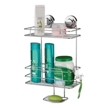 Suporte Para Shampoo/sabonete Inox Fixação Ventosas - Future Foto mini  2