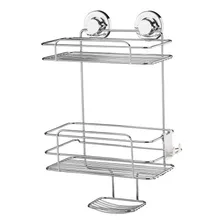 Suporte Para Shampoo/sabonete Inox Fixação Ventosas - Future Foto  mini 1