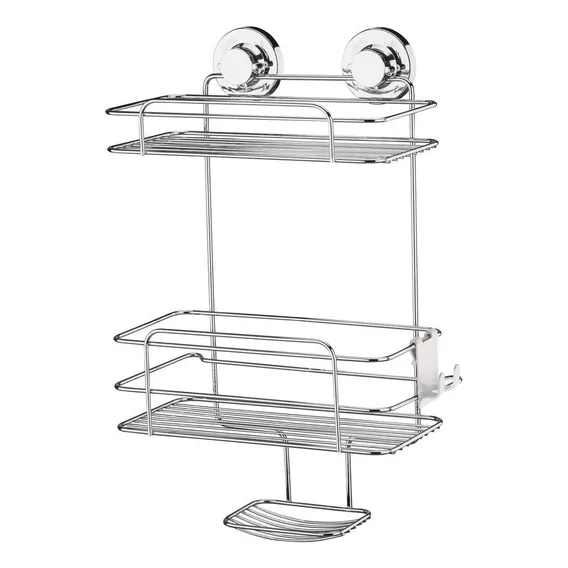Suporte Para Shampoo/sabonete Inox Fixação Ventosas - Future Foto 1