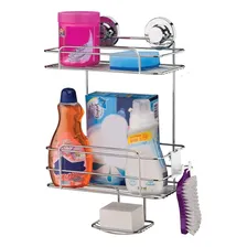 Suporte Para Shampoo/sabonete Inox Fixação Ventosas - Future Foto mini  3