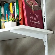 Suporte Para Trilho Cremalheira Prateleira 15cm 30 Unidade Cor Branco Foto mini 3