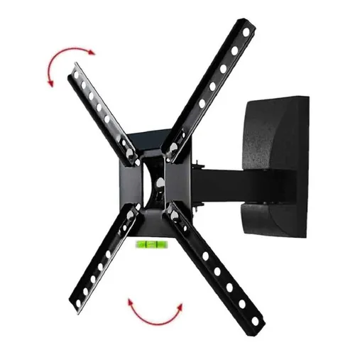 Suporte Para Tv Articulado Led Lcd Plasma De 10 A 55 Polegadas Brasforma Preto Foto 1