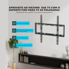 Suporte Para Tv Monitor De 32 Até 55 Fixo De Parede Sbrp404 Foto mini  3