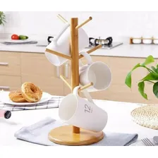 Suporte Para Xícaras Ecokitchen Em Bambu 15x34cm- Mimo Style Foto mini 3