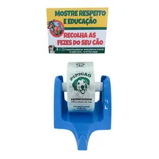 Suporte Parede Azul + 1075 Saquinhos Biodegradáveis Pipicão Foto mini 1