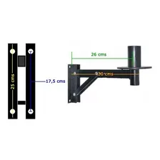 Suporte Parede Caixa De Som Acustica Fixo Articulado Seguro Foto mini 3