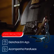 Suporte Parede Forte Violão Guitarra Violino Baixo Clave Sol Foto mini 4