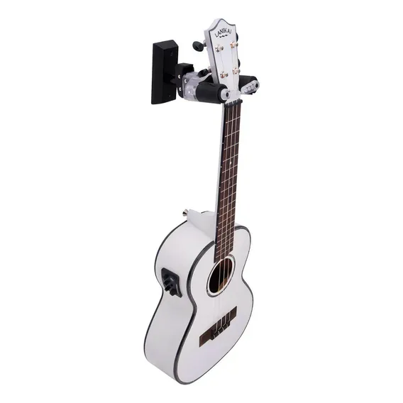 Suporte Parede P/ Instrumentos De Corda Gsp38wblt Hercules Cor Preto/transparente Foto 1