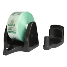 Suporte Parede Preto C/ 2 Bobinas Saquinhos Pega Caca Bompet Foto mini 4