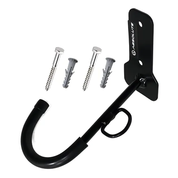 Suporte Parede Vertical Bicicletario Bike Com Anel Cadeado Foto 1