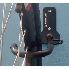 Suporte Parede Vertical Bicicletario Bike Com Anel Cadeado Foto mini 2