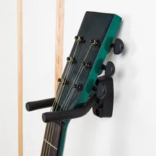 Suporte Parede Violão Guitarra Baixo Ukulele Violino Cor Preto Foto mini  3