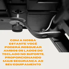 Suporte Pedestal Tripé Apoio Em X Para Teclado Piano Digital Foto mini  2
