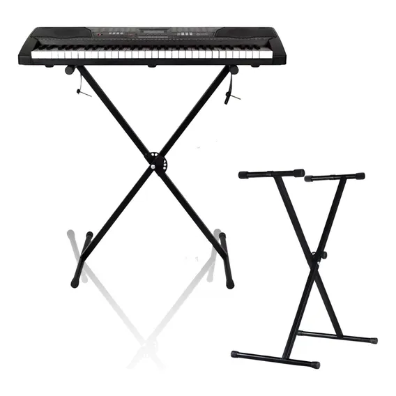 Suporte Pedestal Tripé Apoio Em X Para Teclado Piano Digital Foto 1