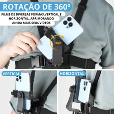Suporte Peito Para Câmera Peitoral Gopro Celular Ajustável Foto mini 4