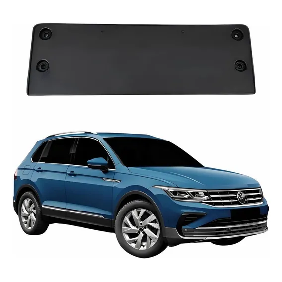 Suporte Placa Dianteiro Vw Tiguan 2018 Até 2023 Foto 1