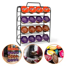 Suporte Porta 32 Capsulas Cafe Cafeteira Dolce Gusto Preto Foto  mini 1