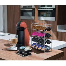 Suporte Porta 32 Cápsulas Café Dolce Gusto Cromado Future Foto mini 3