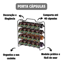 Suporte Porta 40 Cápsulas Café Três Corações Luxo Expresso Foto mini 3