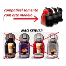 Suporte porta capsula cafeteira Dolce Gusto Arno Piccolo cor preto Foto mini 2
