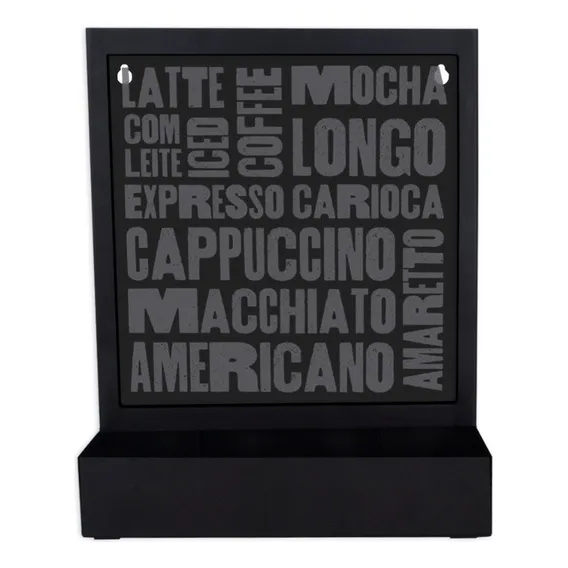 Suporte Porta Cápsulas De Mesa Dolce Gusto 3 Coraçoes Cor Preto Foto 1