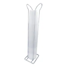 Suporte Porta Copos Café Descartáveis Bancada 180ml 200ml Cor Cromado Foto mini 3