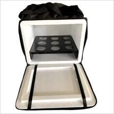 Suporte Porta Copos P Mochila Bag De Açaí E Suco 300 A 500ml Cor Preto Foto mini 4