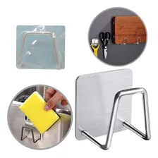 Suporte Porta Esponja Bucha Inox Pia Organizador Cozinha Foto  mini 1