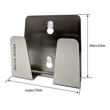 Suporte Porta Esponja Em Inox 304 P/ Pia - Fixação Ventosa Foto mini 3