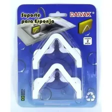 Suporte Porta Esponja Pia Com Ventosa Daivak 02 Unidades Foto mini 1