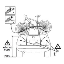 Suporte Porta Malas Transbike Universal P/ 3 Bikes Eqmax Zx Cor Cinza Foto mini 3