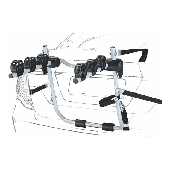 Suporte Porta Malas Transbike Universal P/ 3 Bikes Eqmax Zx Cor Cinza Foto 1