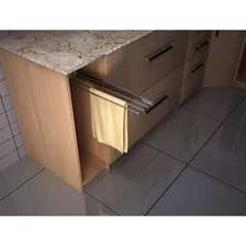 Suporte Porta Pano De Prato Triplo Com Corrediças Deslizante Foto mini 4