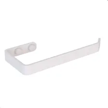 Suporte Porta Papel Higiênico De Parede Branco Plus Foto mini  3