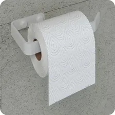 Suporte Porta Papel Higiênico De Parede Branco Plus Foto  mini 1