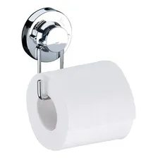 Suporte Porta Papel Higiênico Com Ventosa Cromado - Future Foto mini 1