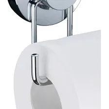 Suporte Porta Papel Higiênico Com Ventosa Cromado - Future Foto mini 3