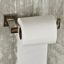 Suporte Porta Papel Higiênico Papeleira Banheiro Aço Inox Foto mini 2