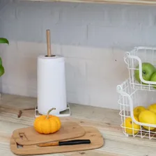 Suporte Porta Rolo De Papel Toalha Vertical Mesa Cozinha Yoi Foto mini  3