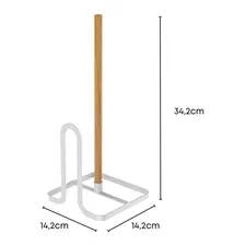 Suporte Porta Rolo De Papel Toalha Vertical Mesa Cozinha Yoi Foto mini  2