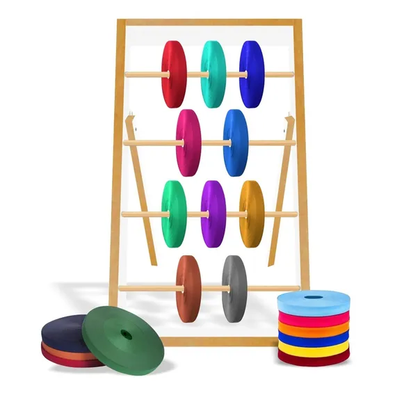 Suporte Porta Rolos De Viés De Mesa Fitas Rendas De Costura Foto 1