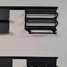 Suporte Porta Rolos Triplo De Encaixe Papel Toalha AlumÃnio Foto mini 4