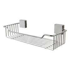 Suporte Porta Shampoo Sabonete Parede Aço Inox 7501 Future Foto mini  3